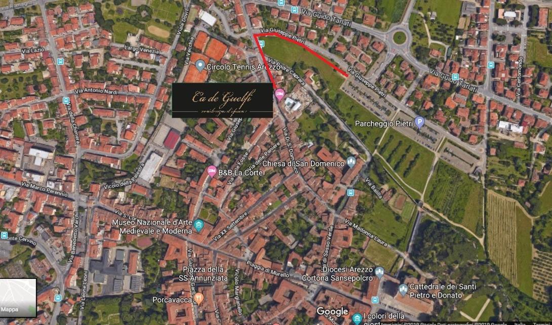 Ca De Guelfi Residenza D'Epoca Bed & Breakfast Arezzo Exterior photo